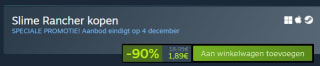 Slime Rancher voor €1,89 via Steam