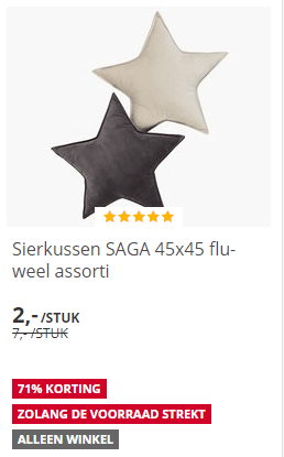 Tot 80% korting op kerst artikelen bij Jysk