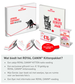 Gratis kittenpakket van Royal Canin