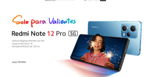 Redmi Note 12 PRO 5G 6GB/128GB por 169,99€