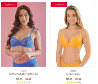 3 slips of bh's voor €10 bij Sapph