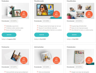 Tot 30% korting bij Albelli