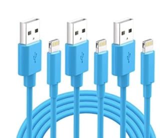 Pack 3x Cables iPhone 1M+2M+3M por 4.99€