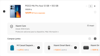 15% descuento en Xiaomi Poco M6 Pro y C75