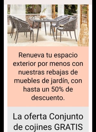 3 Cupones con hasta 3 Sets de Cojines desde Beliani.