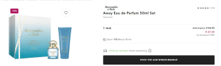 Abercrombie & Fitch Away Weekend Women Eau de Parfum Spray voor €27,45 bij Douglas