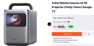 Anker - Nebula Cosmos Laser 4K SE – Black voor €849 bij Ibood