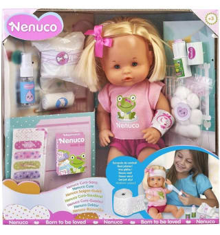 Nenuco Cura Sana, muñeca para Jugar a los médicos con tu bebé por 20,99€.