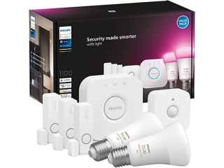 Philips Hue Secure starterkit - wit en gekleurd licht - E27 voor €150 bij de Mediamarkt