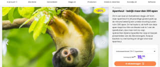 Entreeticket voor Apenheul in Apeldoorn voor volwassenen voor 19,95 p.p bij ActievandeDag