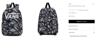 Mochila NEW SKOOL Vans por 19€