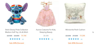 Tot 50% korting in de sale bij Disney Store