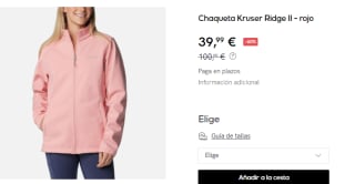 Chaqueta para Mujer Columbia Kruser Ridge II por 39.9€