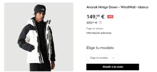 Chaqueta para Hombre The North Face Hmlyn Down - WindWall por 149.99€