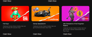 Epic Games Holiday Sale met een33% kortings coupon en 17 gratis games