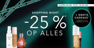 25% korting op alles bij Douglas