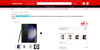 Samsung Galaxy S23 Ultra por 899€