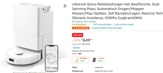 Roborock Q Revo robotstofzuiger met dweilfunctie voor €649 bij Amazon
