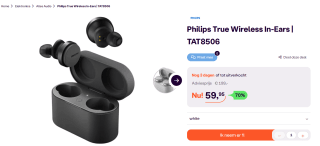 Philips draadloze in-ear oordopjes voor €59,95 bij iBOOD