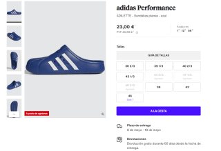 ADIDAS - Zueco Adilette por