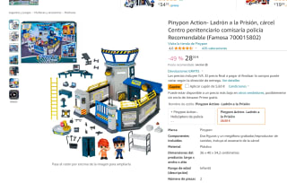 Set Pinypon Action- Ladrón a la Prisión, cárcel Centro penitenciario comisaría policía por 22,40€