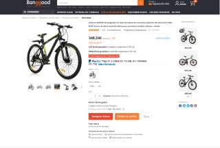 Bicicleta de montaña Sefzone MD300 por 235€