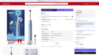 Cepillo Oral-B Pro 3 3700 por 37,99€