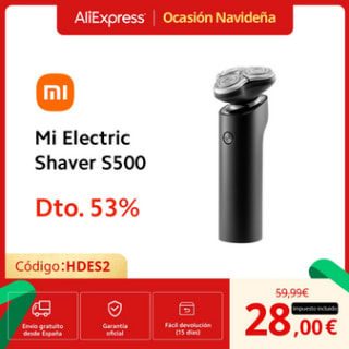 Máquina de afeitar Xiaomi Shaver S500 a solo 27,90€