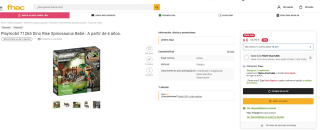 Set Playmobil 71265 Dino Rise Spinosaurus Bebé por 6€