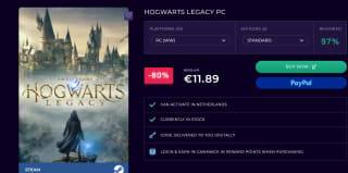 Hogwarts Legacy voor €11,89 bij CDKeys
