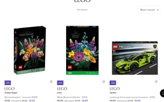 Diverse LEGO met tot wel 30% korting bij de Bijenkorf