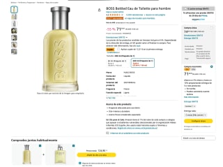 BOSS Bottled Eau de Toilette Hombre 200ml por solo 58,87€