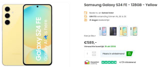 Samsung Galaxy S24 FE 128GB voor €589 bij Phonemarket