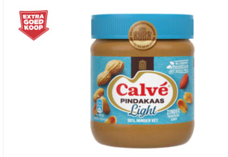 2 potten Calvé Pindakaas Light 350g voor €4,50 bij de Jumbo