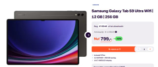 Samsung Galaxy Tab S9 Ultra 12GB 256GB Graphite voor €799 bij Ibood