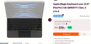 Apple Magic Keyboard voor iPad Pro 12.9" voor €229 bij Ibood