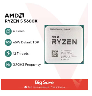 Procesador Ryzen 5 5600X por solo 77,99€