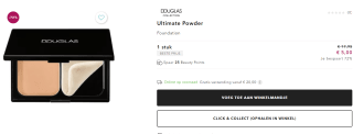 Complexion Ultimate Powder Foundation van Douglas Collection voor €5 bij Douglas