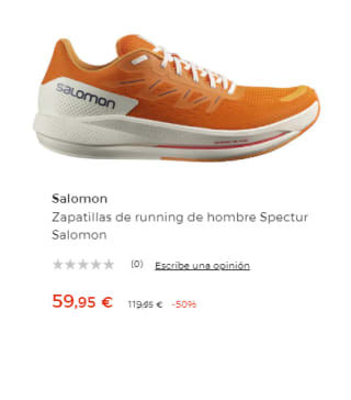 Zapatillas de Runnig para Hombre Salomon Spectur por 59.95€