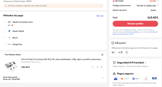 Dron DJI Neo Fly Camera 4K vídeo estabilizado 135g por solo 163,42€