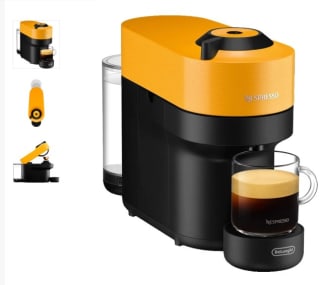 Cafetera Espresso Vertuo POP 1260W ENV90.Y (Amarillo) por 35,59€