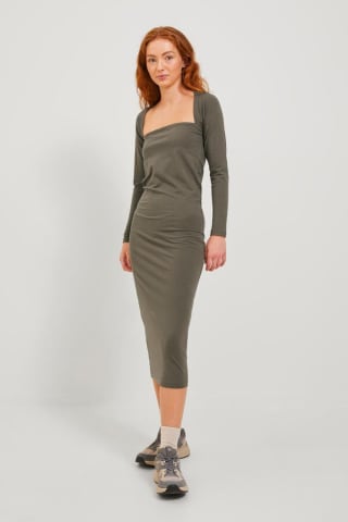 Vestido midi manga larga de mujer Jack & Jones por 9.99€