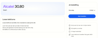 Alcatel 30.80 voor €16,40 bij Odido