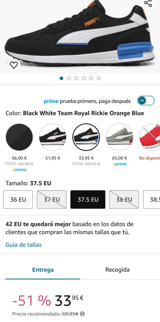 Puma Graviton, zapatillas deportivas unisex por 33,95€