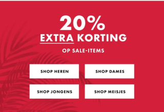 WE fashion sale met 20% extra korting