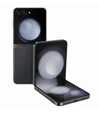 Procure Samsung Galaxy Z Flip5 256GB 5G smartphone with 100GB Three data, unlimited mins, and texts at Fonehouse for £831