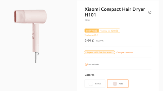 Secador Xiaomi Compact Hair Dryer H101 por 9,99€