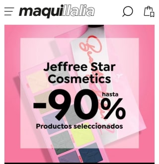 Hasta -90% Jeffree Cosmetics en Maquillalia.