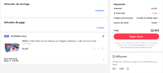 VILEDA Turbo Smart set de limpieza con fregona completa + cubo con escurridor por 22,42€