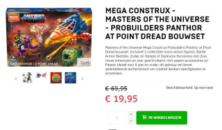 Mega Construx ProBuilders Master Of The Universe Panthor At Point Dread voor €19,95 bij Dagknaller